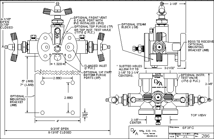 SF3FC Outline Drawing
